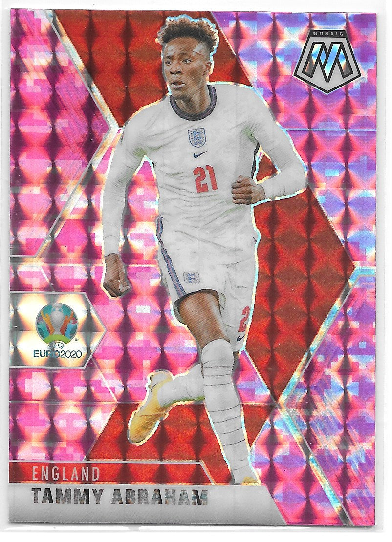 Tammy Abraham (England) Camo Pink Panini Mosaic UEFA Euro 2020