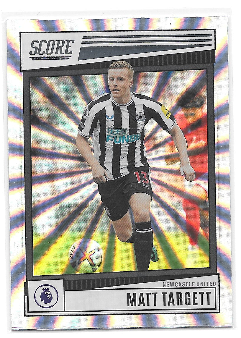 Matt Targett (Newcastle United) Silver Laser Panini Score Premier League 22-23