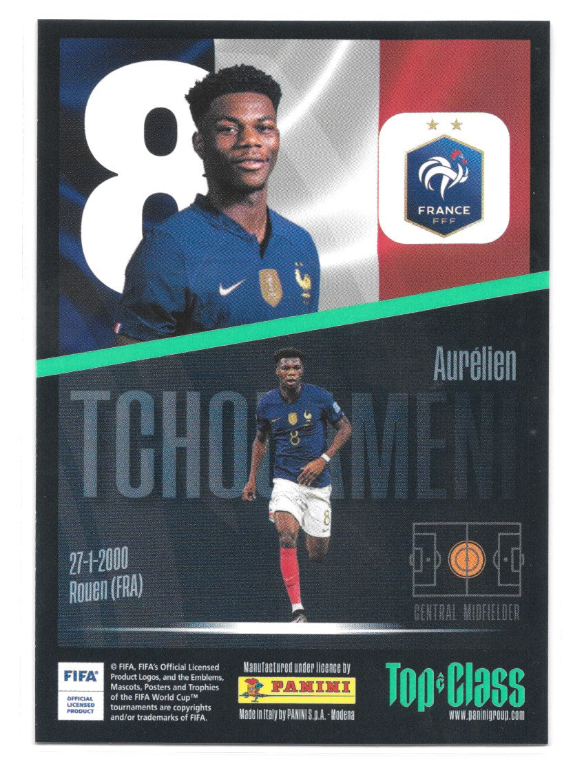 Aurelien Tchouameni (France) Holo Giants Panini Top Class 2023