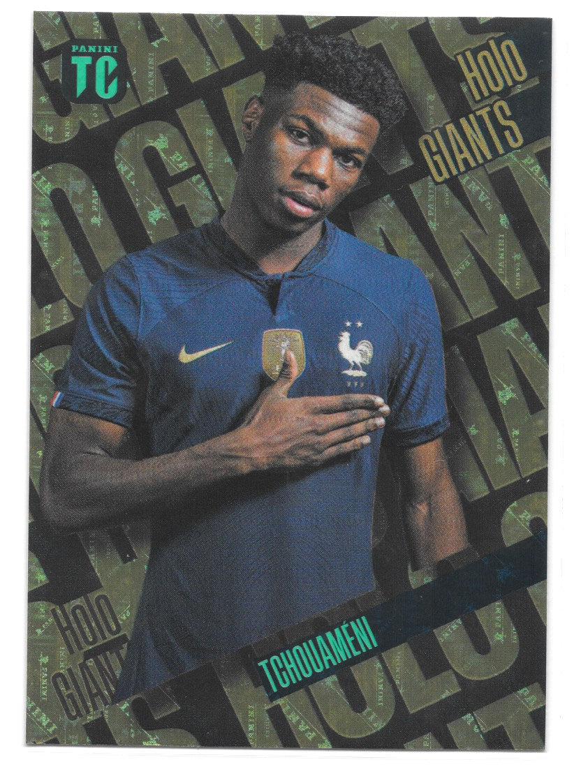 Aurelien Tchouameni (France) Holo Giants Panini Top Class 2023