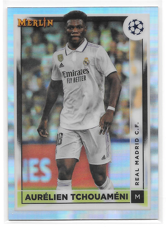 Aurelien Tchouameni (Real Madrid CF) Refractor Topps Merlin Chrome UCC 22-23