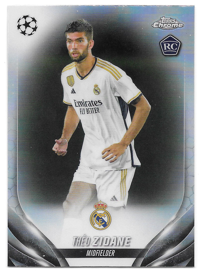 Theo Zidane (Real Madrid CF) Refractor RC Topps Chrome UCC 23-24