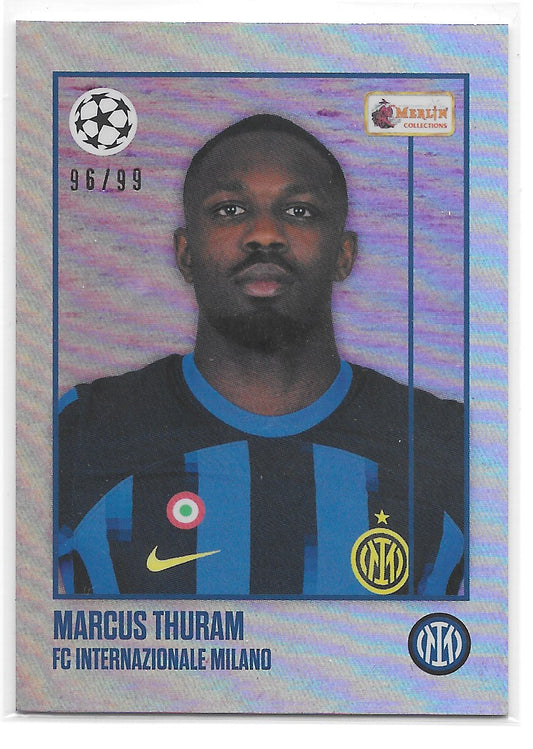 Marcus Thuram (FC Inter Milan) Purple /99 Topps Merlin Heritage UCC 23-24
