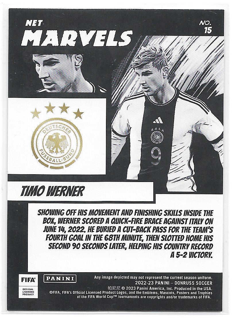 Timo Werner (Germany) Net Marvels Panini Donruss FIFA 22-23