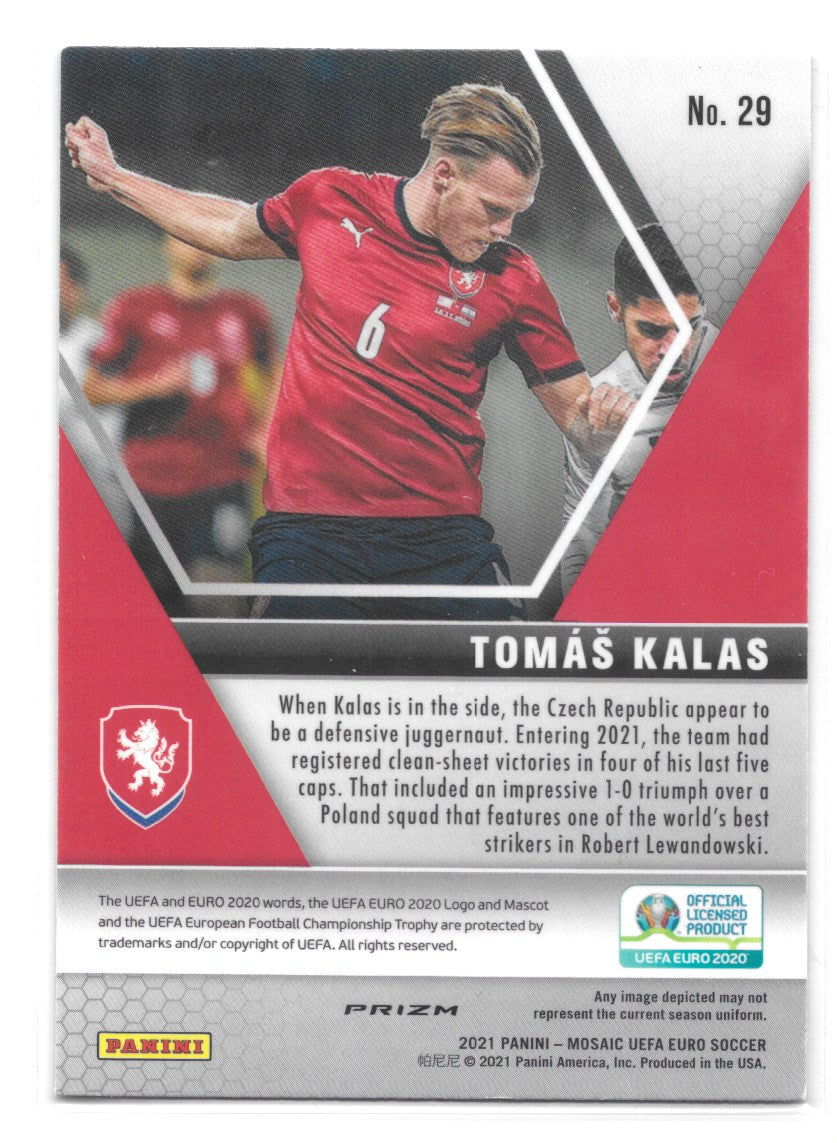 Tomas Kalas (Czech Republic) Camo Pink Panini Mosaic UEFA Euro 2020