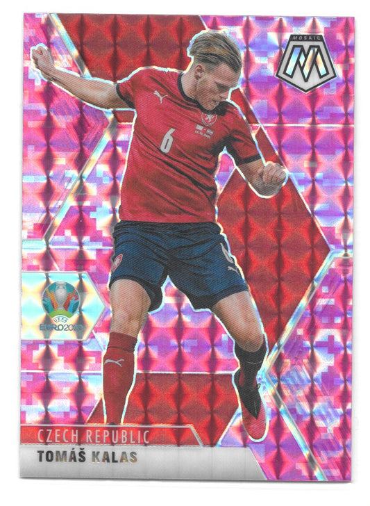 Tomas Kalas (Czech Republic) Camo Pink Panini Mosaic UEFA Euro 2020