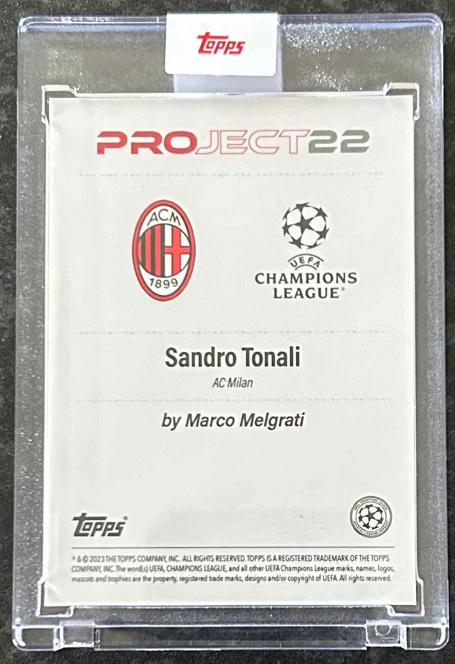 Sandro Tonali (AC Milan) x Marco Melgrati Topps Project 2022