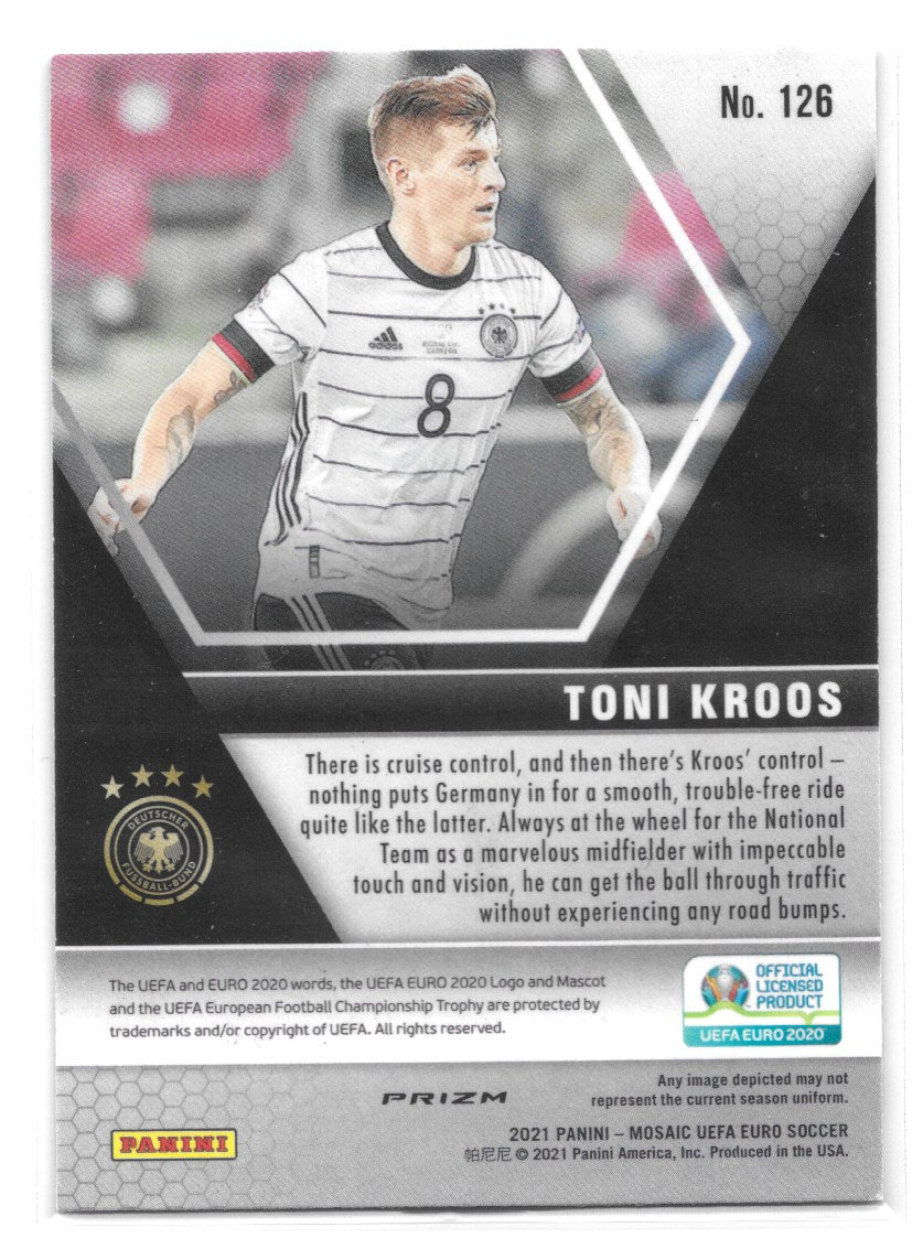 Toni Kroos (Germany) Camo Pink Panini Mosaic UEFA Euro 2020