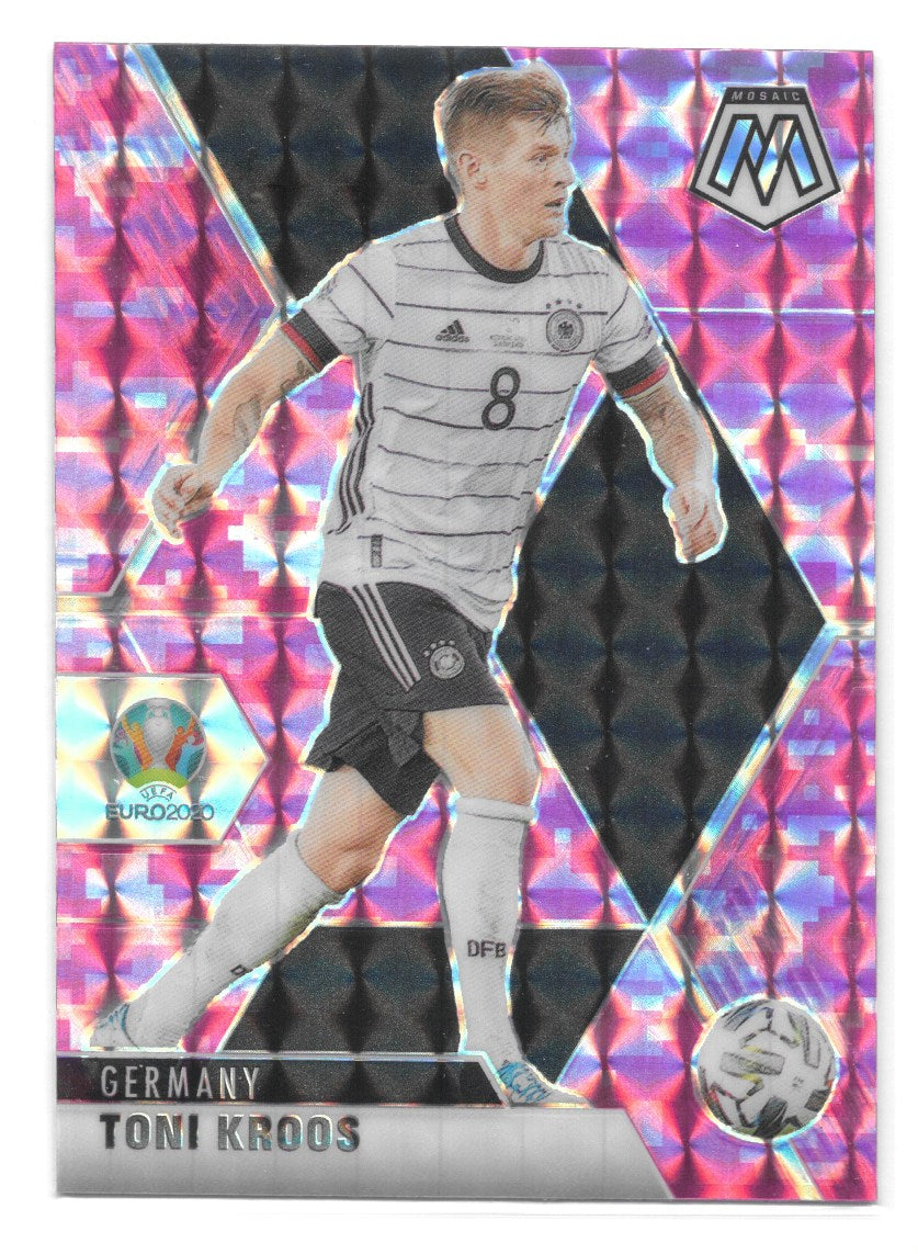 Toni Kroos (Germany) Camo Pink Panini Mosaic UEFA Euro 2020