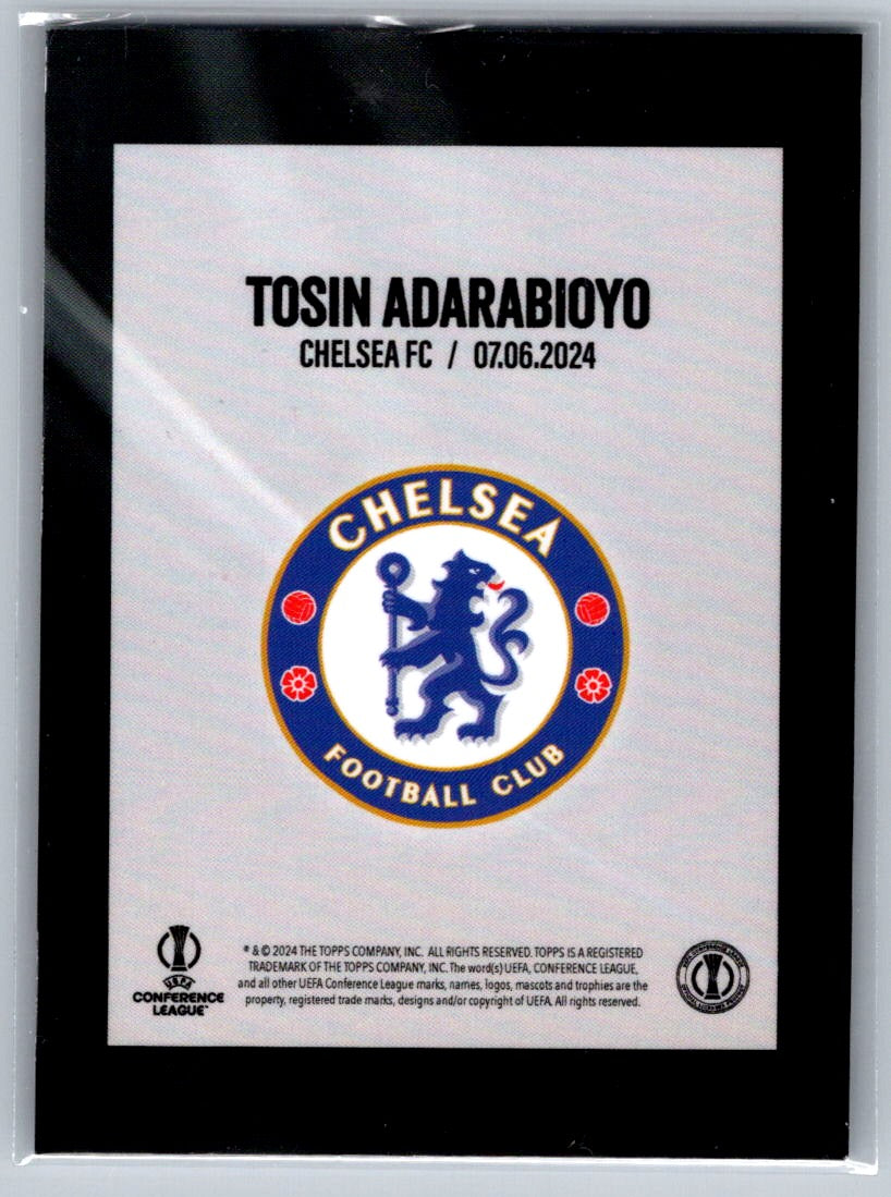 Tosin Adarabioyo (Chelsea) Green /99 Topps UCC Summer Signings Here We Go 24-25