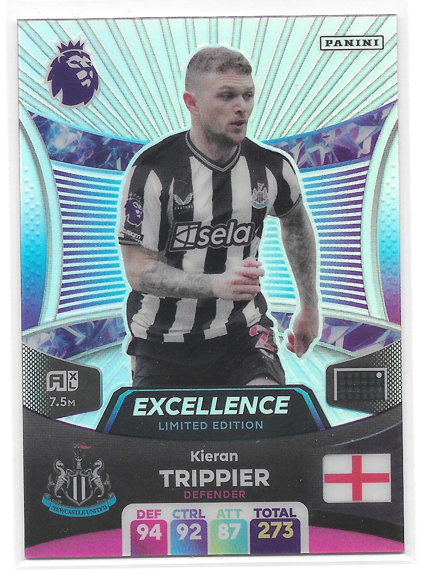 Kieran Trippier (Newcastle United) Excellence Limited Edition Premier League Adrenalyn XL 2024