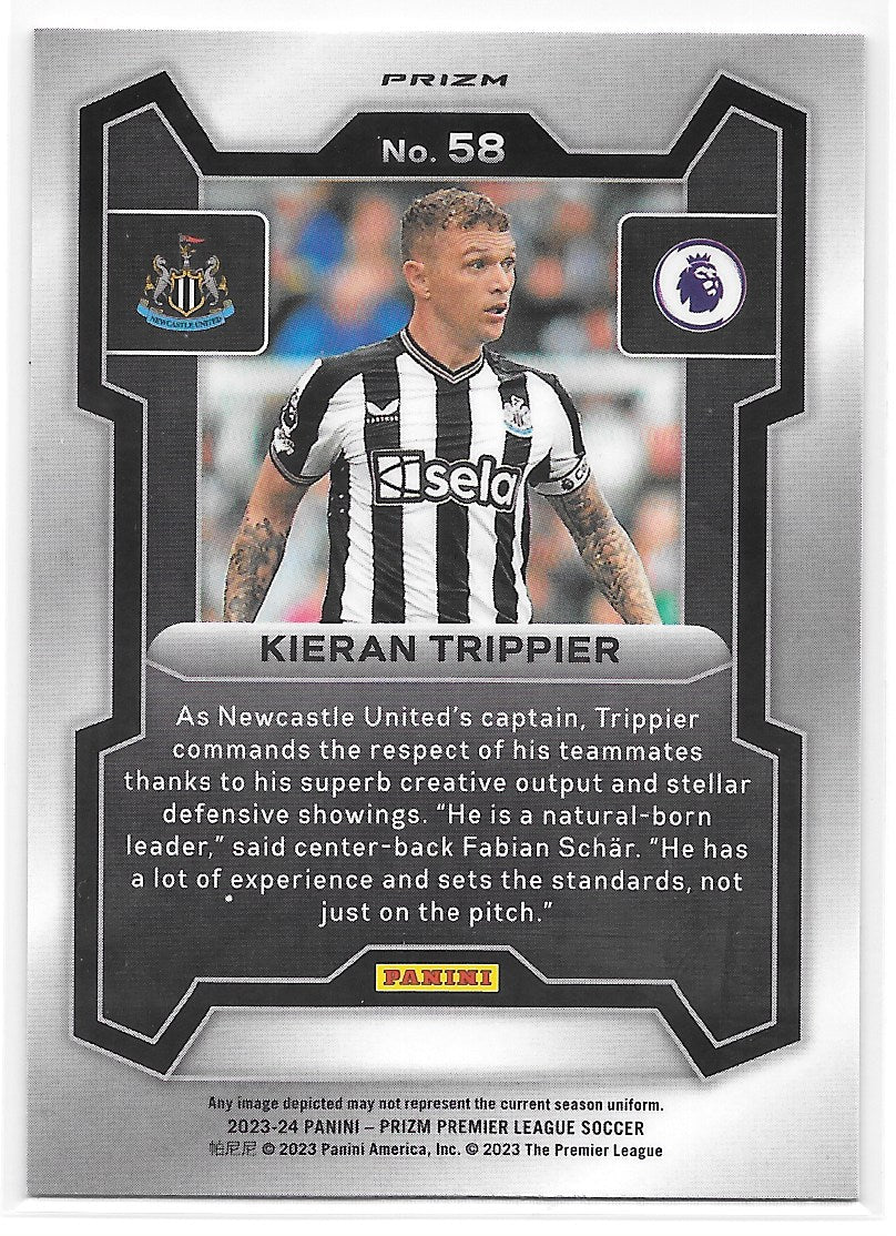 Kieran Trippier (Newcastle United) Pink Mosaic Panini Prizm Premier League 23-24