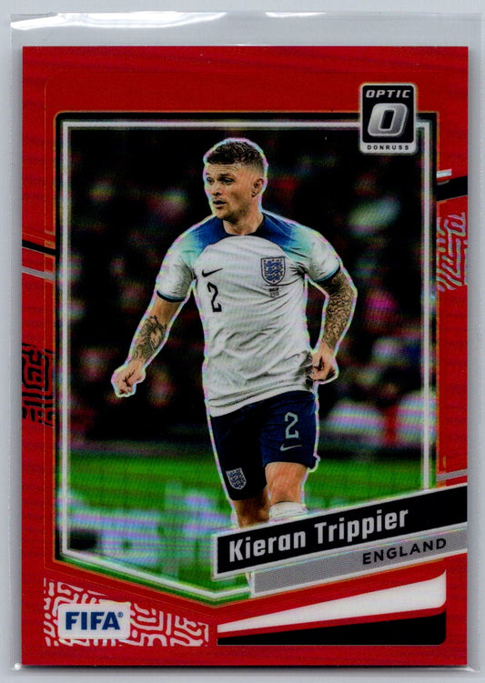 Kieran Trippier (England) Optic Red /299 Panini Donruss FIFA Soccer 23-24