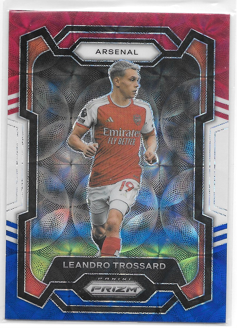 Leandro Trossard (Arsenal) Red White & Blue Choice Panini Prizm Premier League 23-24