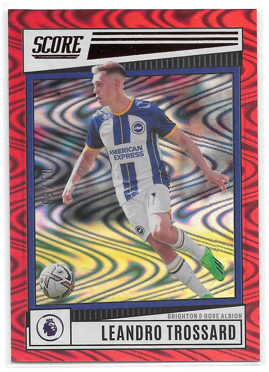 Leandro Trossard (Brighton & Hove Albion) Red Swirl /65 Panini Score Premier League 22-23