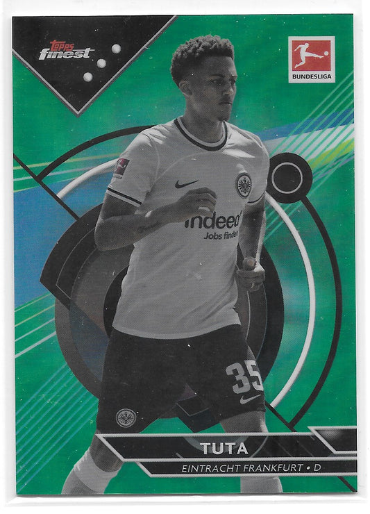 Tuta (Eintracht Frankfurt) Green Refractor /99 Topps Finest Bundesliga 22-23