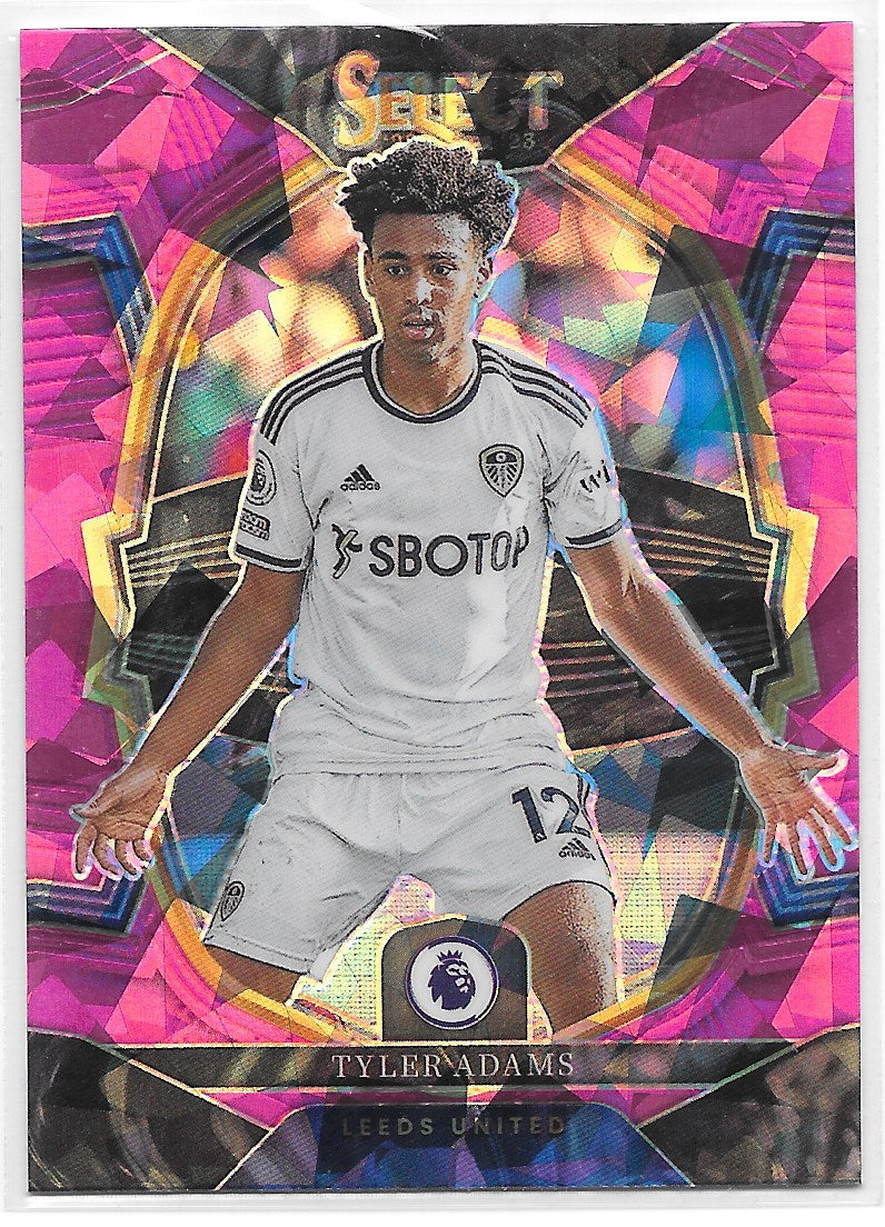 Tyler Adams (Leeds United) Terrace Pink Ice Panini Select Premier League 22-23