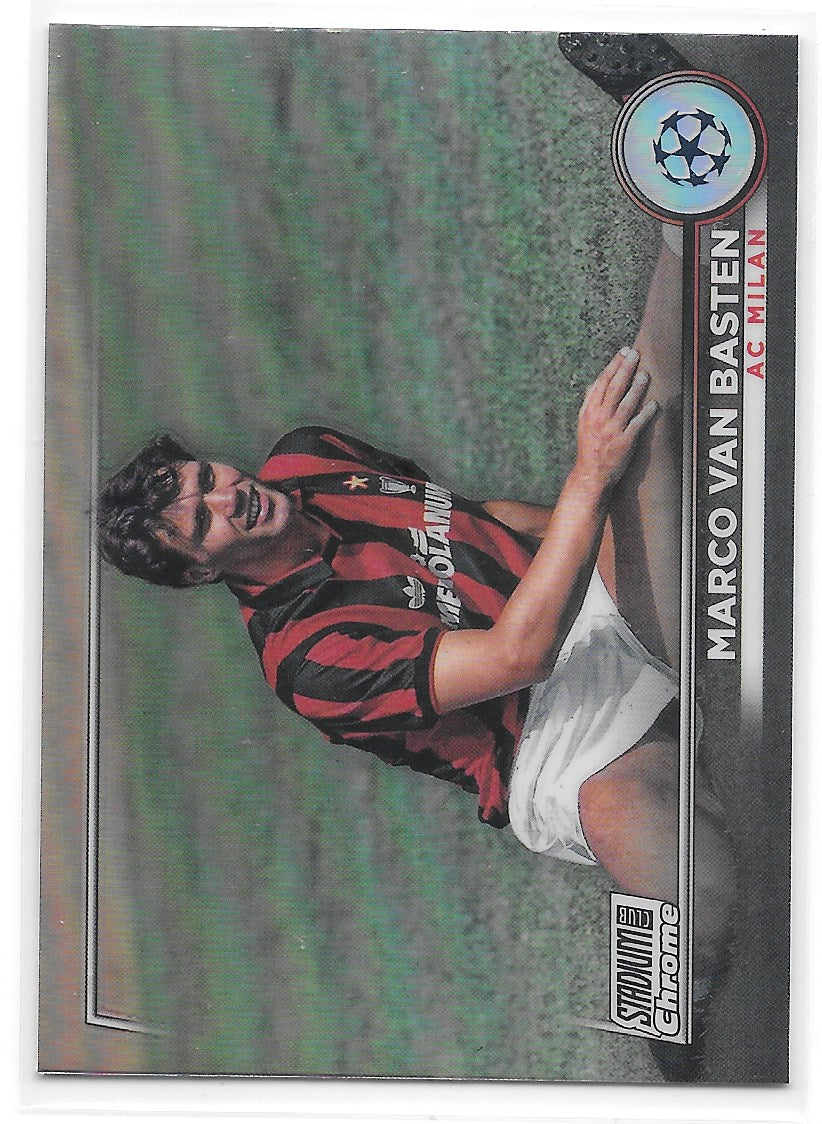 Marco van Basten (AC Milan) Refractor Topps Stadium Club Chrome 22-23