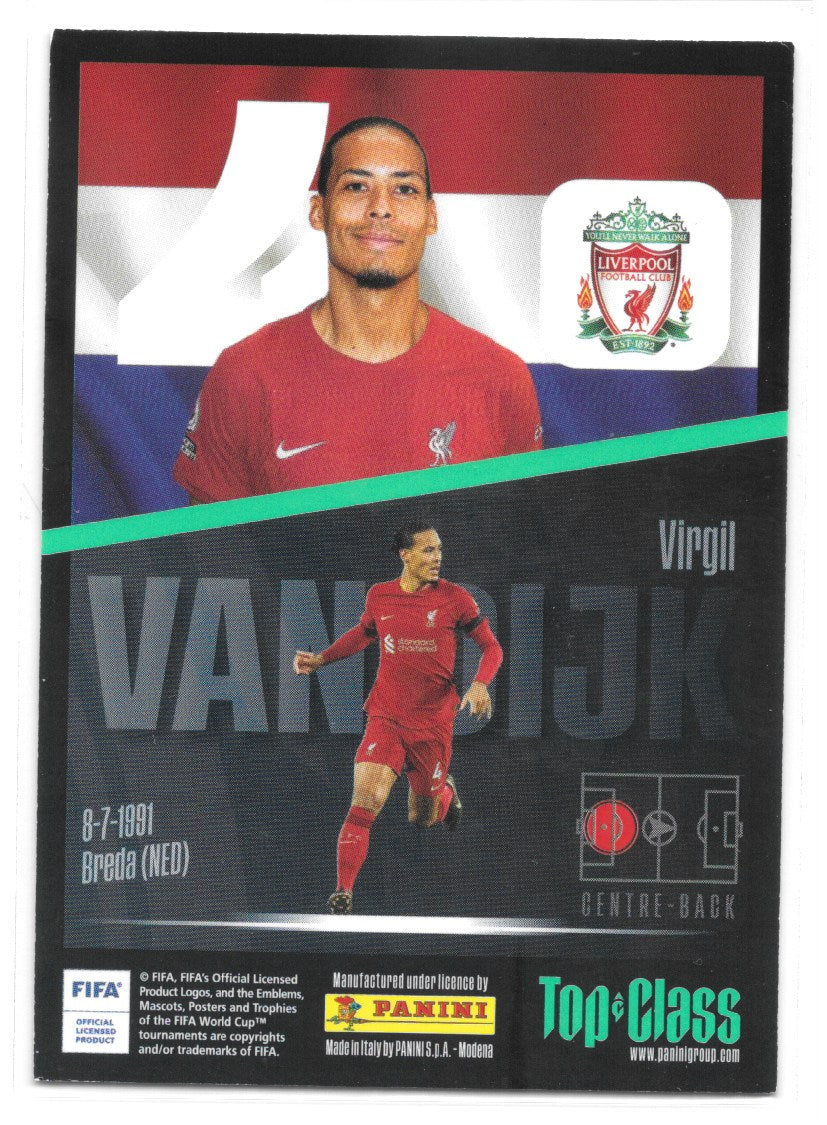 Virgil van Dijk (Liverpool FC) Holo Giants Panini Top Class 2023