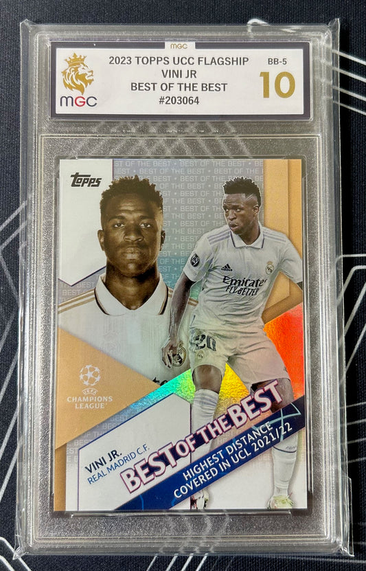 Vini Jr (Real Madrid CF) Best of the Best Topps UCC Flagship 22-23 MGC 10