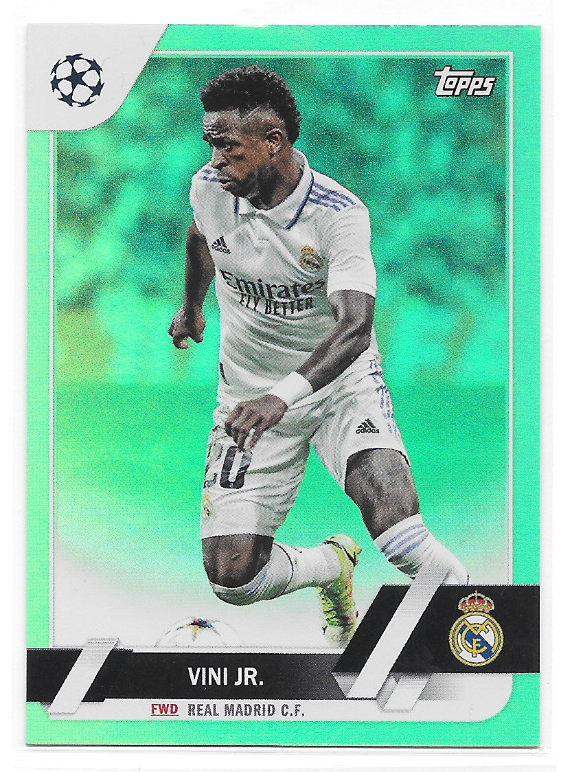 Vini Jr (Real Madrid CF) Neon Green Foil /199 Topps UCC Flagship 22-23