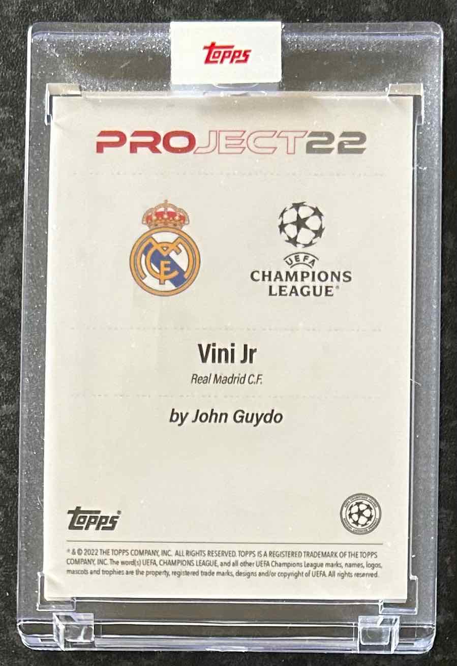 Vini Jr (Real Madrid) x John Guydo Topps Project 2022