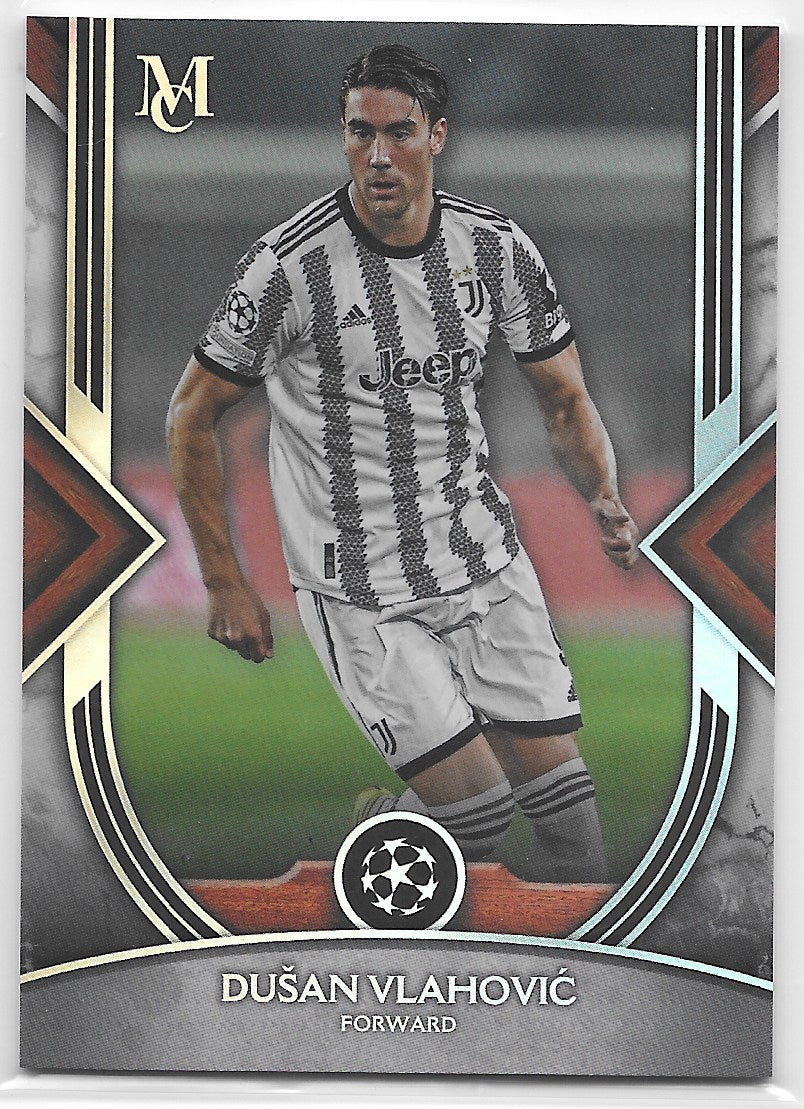 Dusan Vlahovic (Juventus) Base Topps Museum Collection UEFA Champions League 22-23