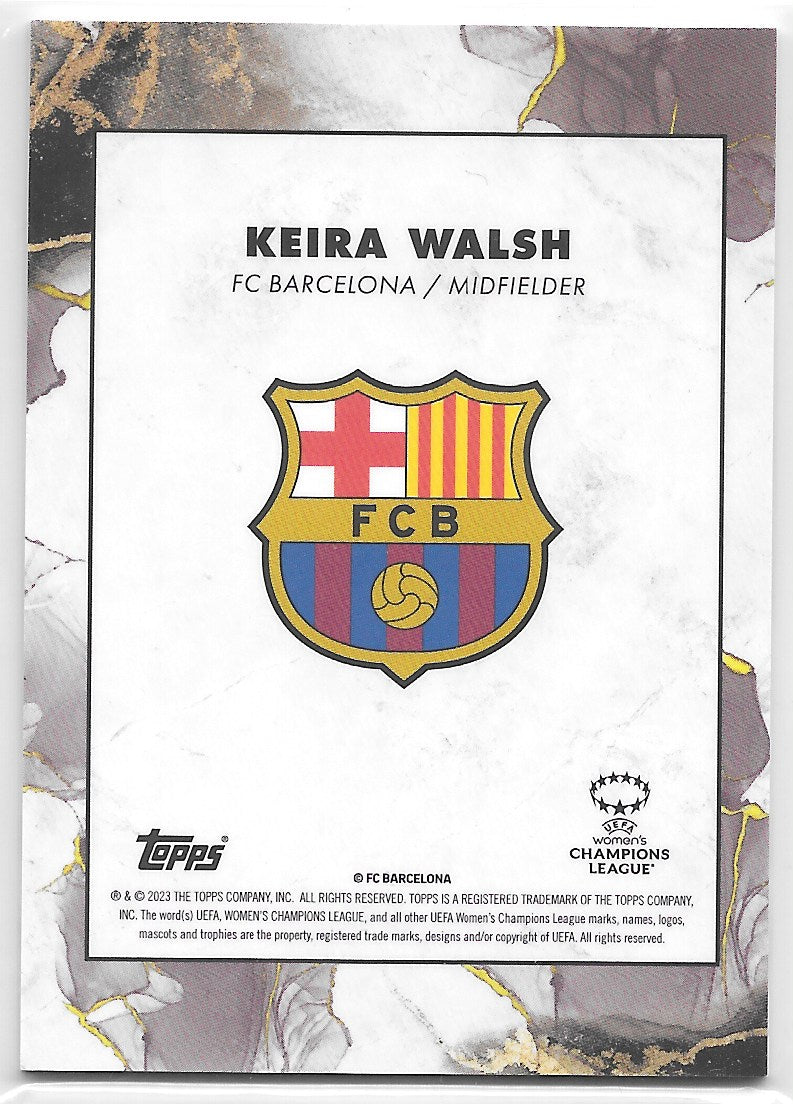 Keira Walsh (FC Barcelona) Star Quality Topps Inception UEFA Club Competitions 22-23