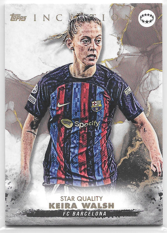 Keira Walsh (FC Barcelona) Star Quality Topps Inception UEFA Club Competitions 22-23