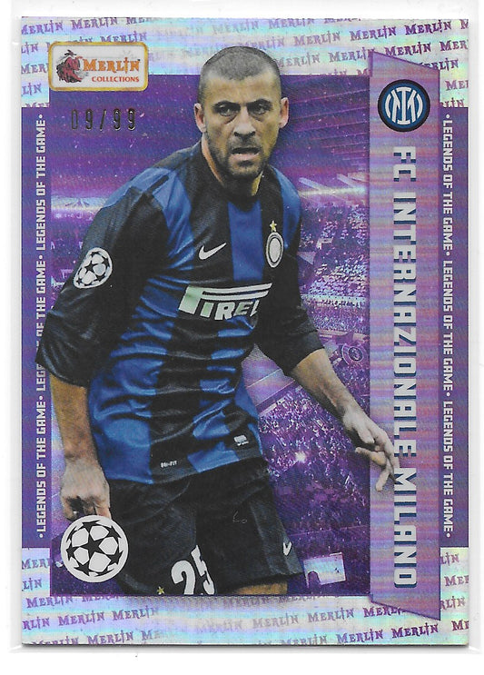 Walter Samuel (FC Inter Milan) Legends /99 Topps Merlin Heritage UCC 23-24