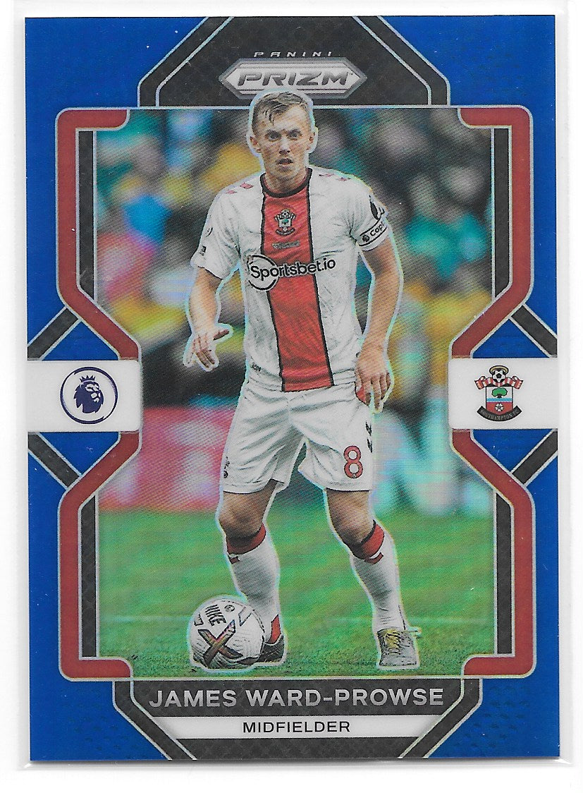 James Ward-Prowse (Southampton FC) Blue Prizm /175 Panini Prizm Premier League 22-23