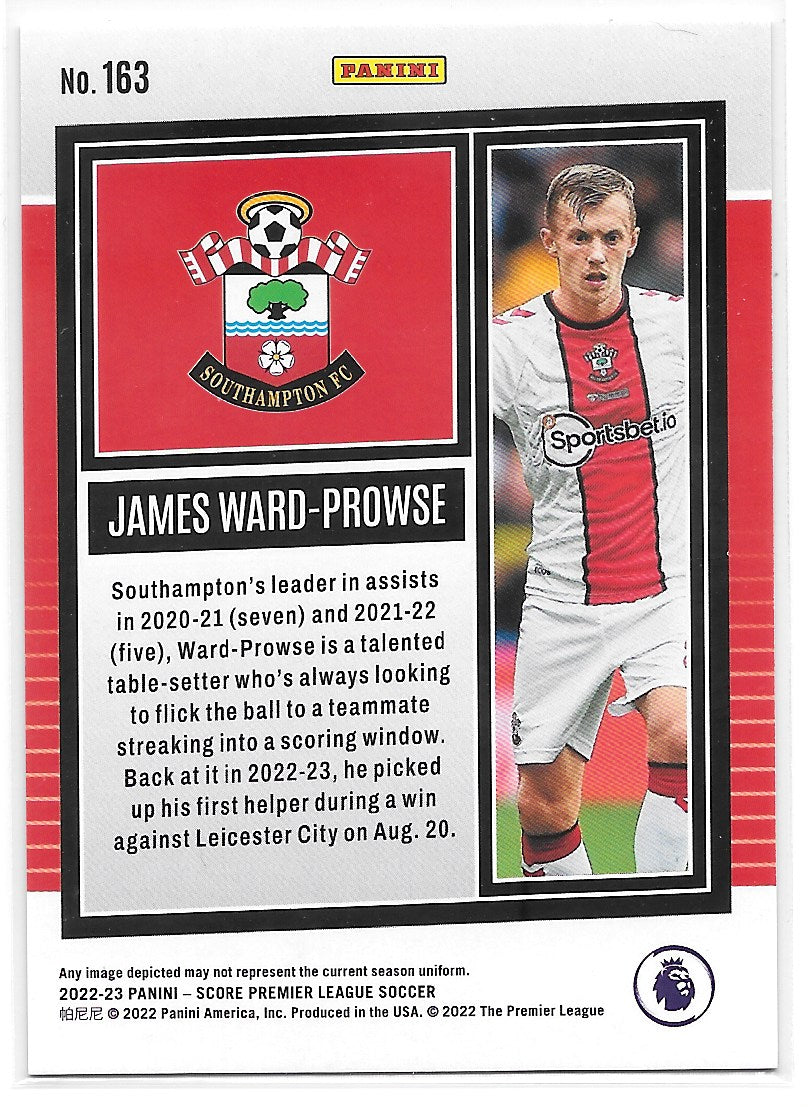 James Ward-Prowse (Southampton) Pink Swirl /45 Panini Score Premier League 22-23