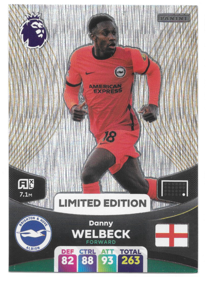 Danny Welbeck (Brighton & Hove Albion) Limited Edition Premier League Adrenalyn XL 2024