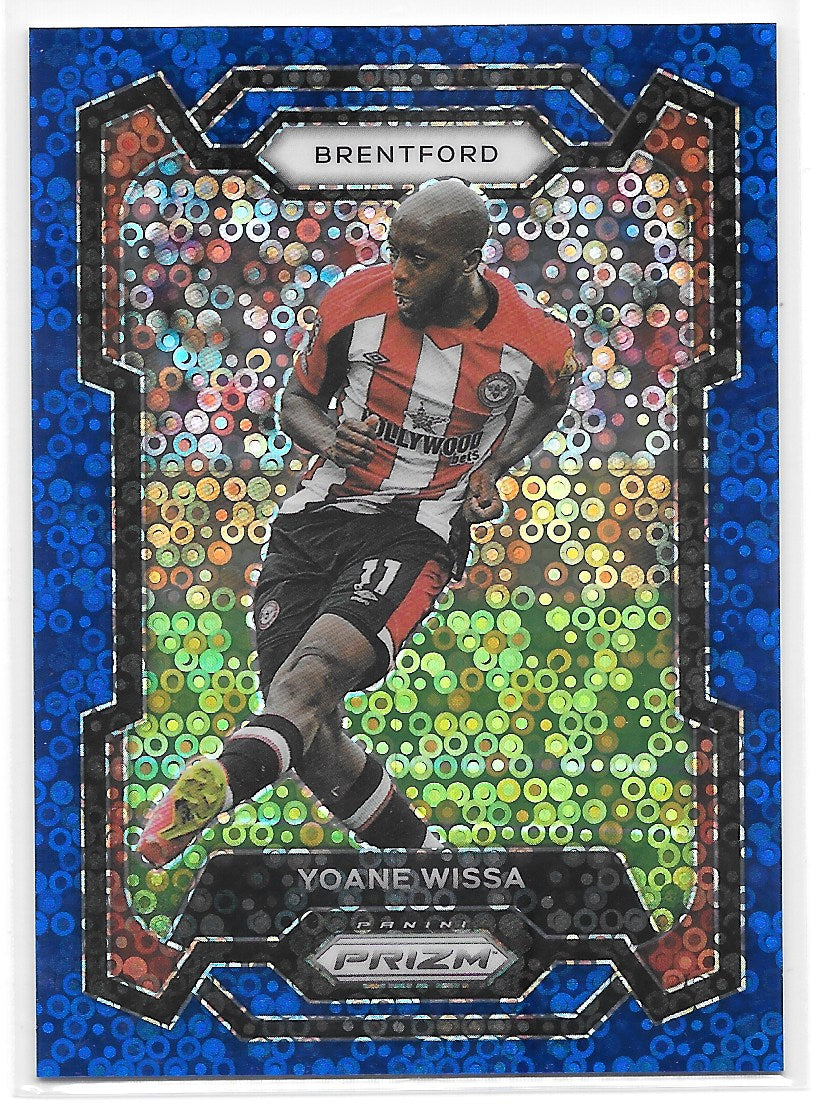 Yoane Wissa (Brentford) Breakaway Blue /99 Panini Prizm Premier League 23-24