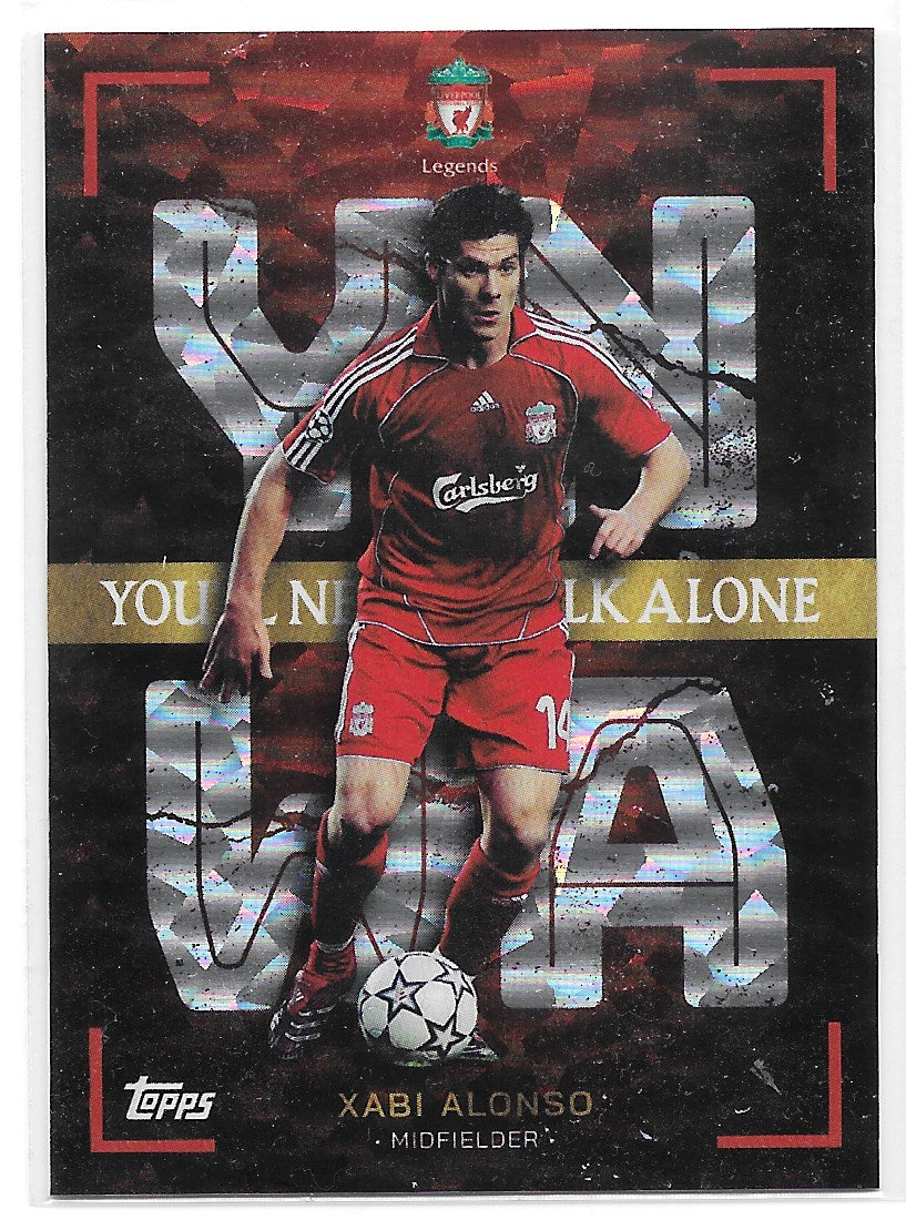 Xabi Alonso (Liverpool FC) YNWA Icy Foil Topps Liverpool Team Set 22-23
