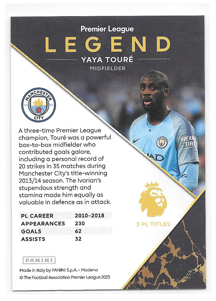 Yaya Toure (Manchester City) Legend Signature Premier League Adrenalyn XL 2024