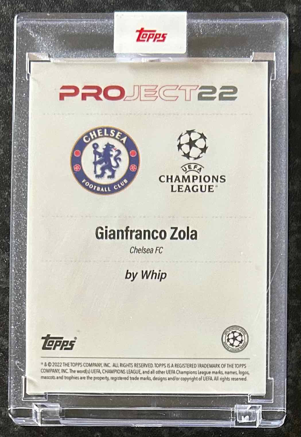 Gianfranco Zola (Chelsea FC) x Whip Topps Project 2022