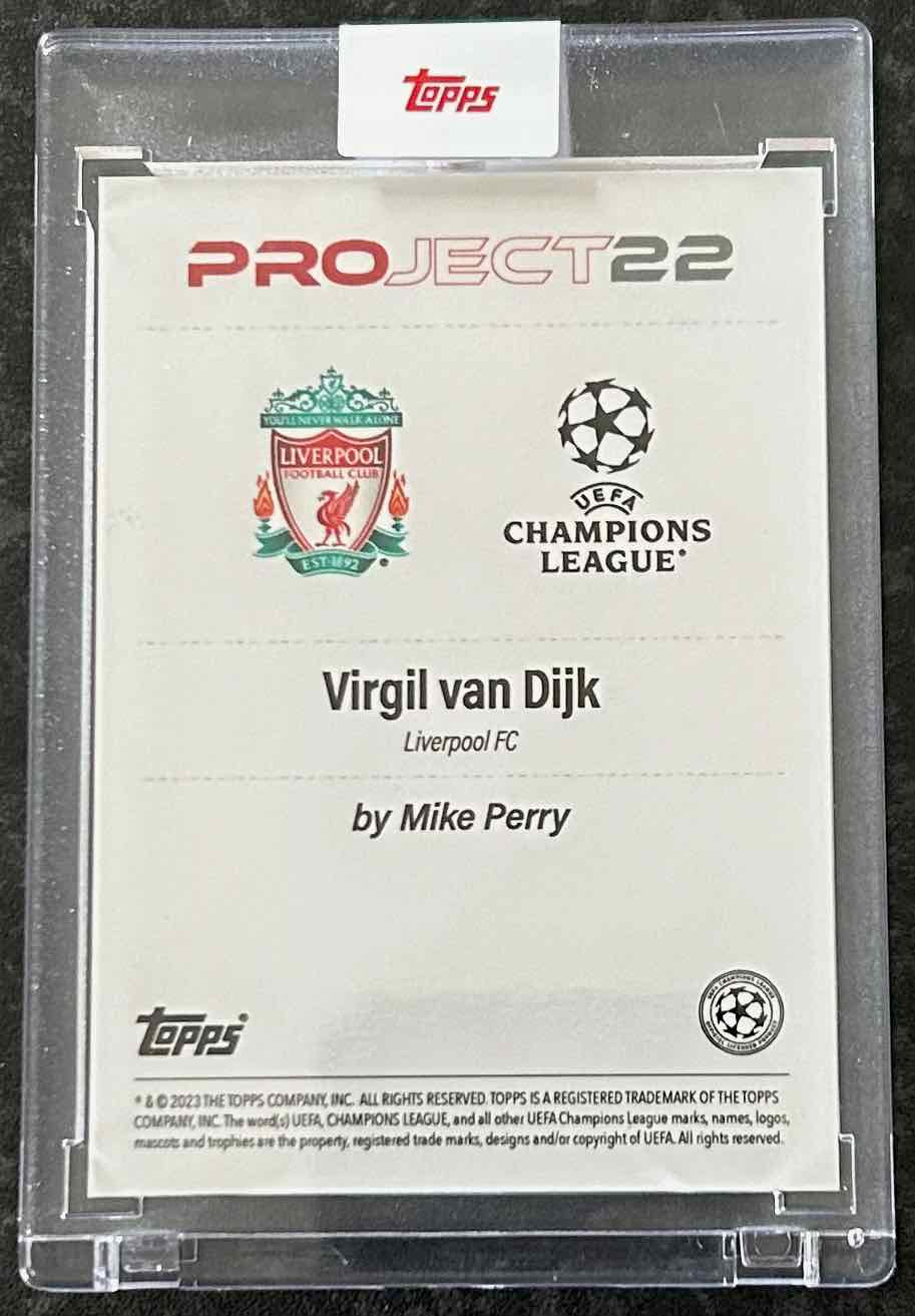 Virgil van Dijk (Liverpool FC) x Mike Perry Topps Project 2022