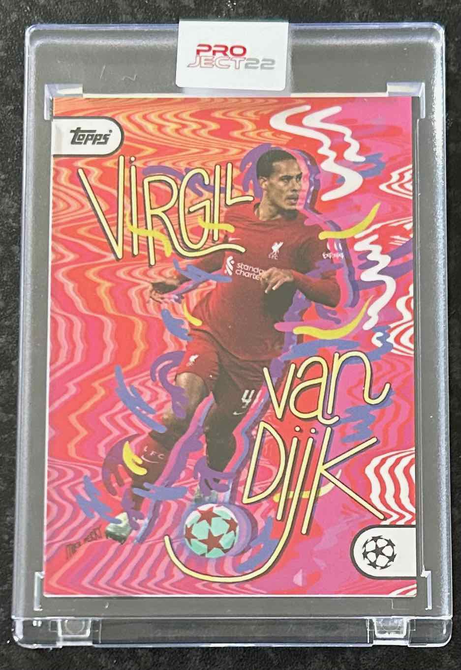 Virgil van Dijk (Liverpool FC) x Mike Perry Topps Project 2022